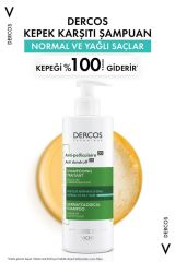 Dercos Anti Dandruff Kepek Karşıtı Şampuan 390 ml - Normal Ve Yağlı Saçlar
