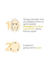 Photoderm Aquafluid Light SPF50+ Tüm Ciltler için Yüksek Korumalı Renkli Güneş Kremi 40 ml