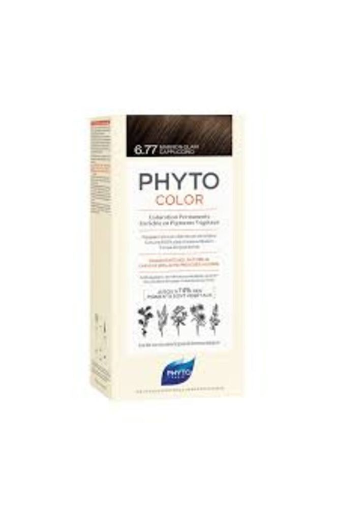 Phytocolor 6.77 Cappucino Kahve Amonyaksız Kalıcı Bitkisel Saç Boyası