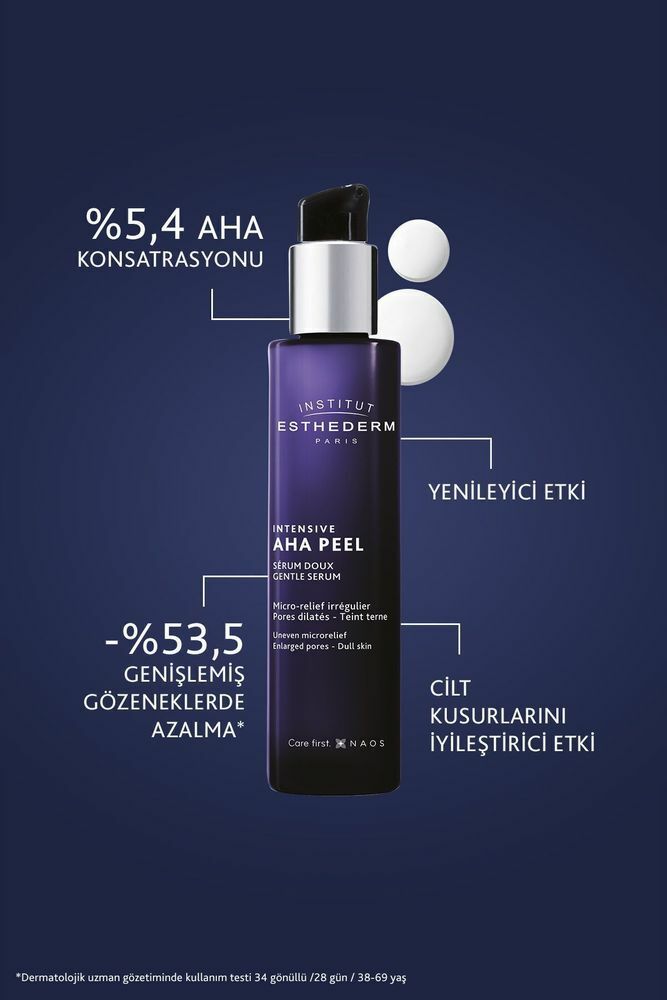 Intensive Aha Peel Gentle Serum Yenileyici ve Pürüzsüzleştirici Etkili Yüz Bakım Serumu 30ML