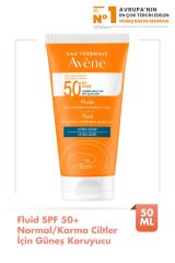 Fluide SPF 50+ Normal/ Karma Ciltler için Güneş Koruyucu 50 ml
