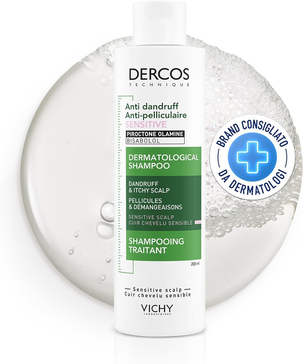 Vichy Dercos Anti Dandruff Hassas Saç Derisi için Kepek Karşıtı Şampuan 200 ML